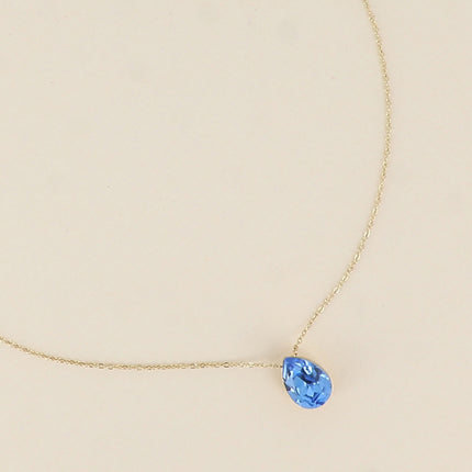 Collier Bertille - goutte et cristaux Swarovski®