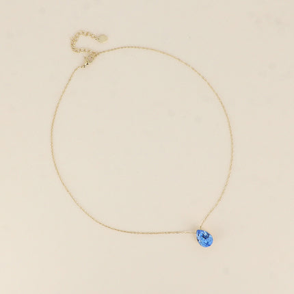 Collier Bertille - goutte et cristaux Swarovski®