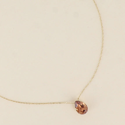 Collier Bertille - goutte et cristaux Swarovski®
