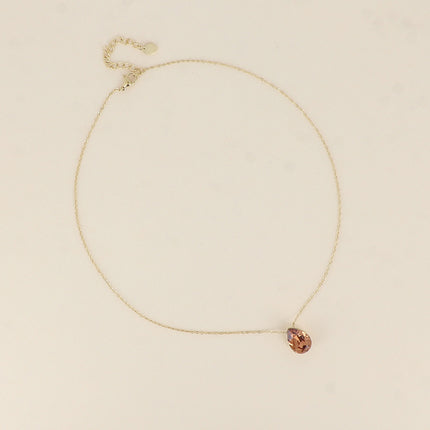 Collier Bertille - goutte et cristaux Swarovski®