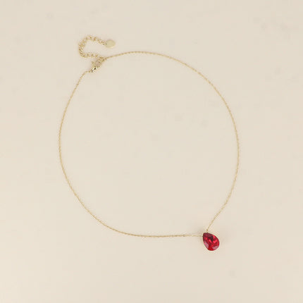 Collier Bertille - goutte et cristaux Swarovski®
