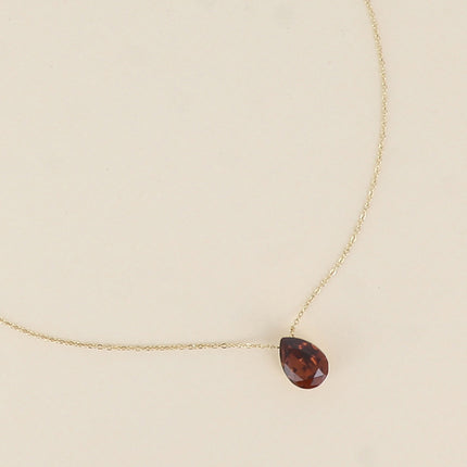 Collier Bertille - goutte et cristaux Swarovski®