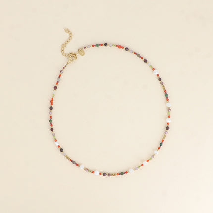 Collier Pricia avec pierres naturelles