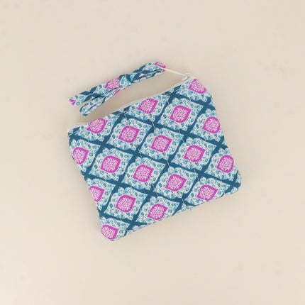 Porte-monnaie - AMOUR, 3 coeurs, motifs - 11 x 9 cm