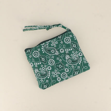 Porte-monnaie - AMOUR, 3 coeurs, motifs - 11 x 9 cm
