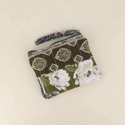 Porte-monnaie - AMOUR, 3 coeurs, motifs - 11 x 9 cm