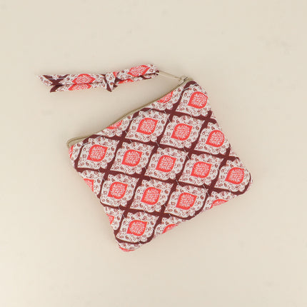 Porte-monnaie - AMOUR, 3 coeurs, motifs - 11 x 9 cm