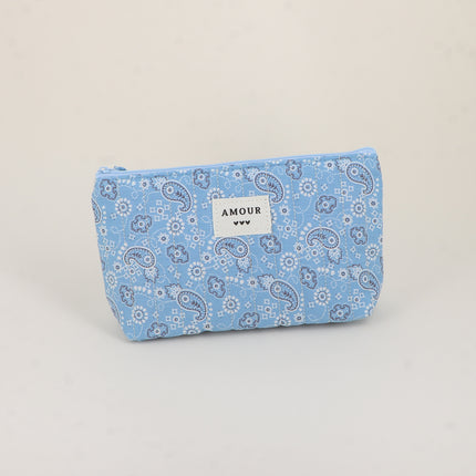 Trousse - AMOUR, 3 coeurs, motifs - 19 x 11 cm