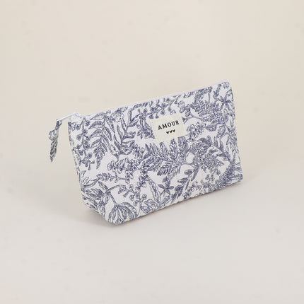 Trousse - AMOUR, 3 coeurs, motifs - 19 x 11 cm