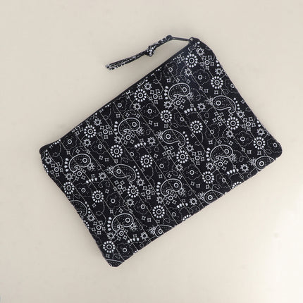 Trousse - AMOUR, 3 coeurs, motifs - 20 x 14 cm