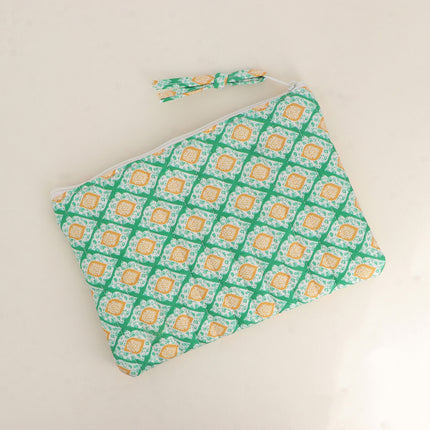 Trousse - AMOUR, 3 coeurs, motifs - 20 x 14 cm