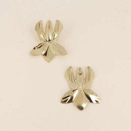 Boucles puces - fleur 44 x 53 mm