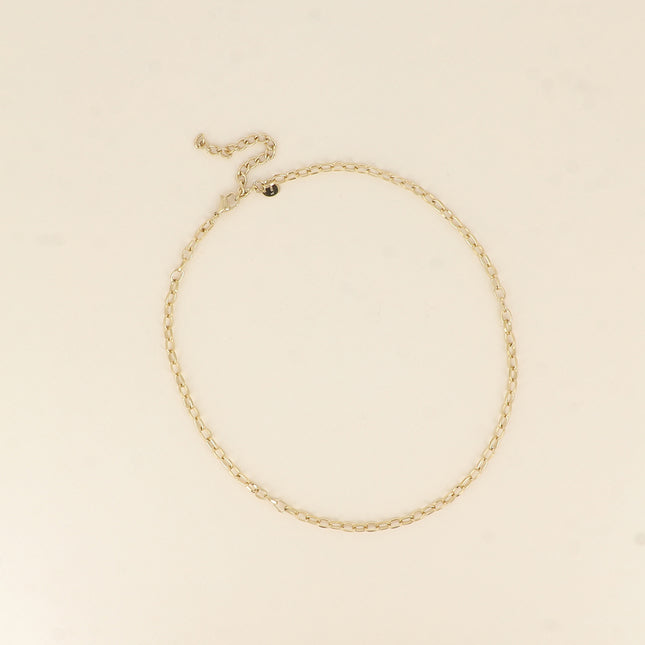 Collier - maille ovale 40+7CM