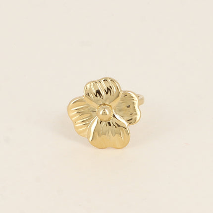 Bague - motif fleur