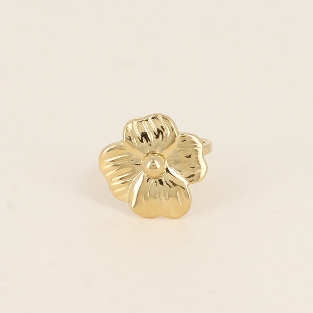 Bague - motif fleur