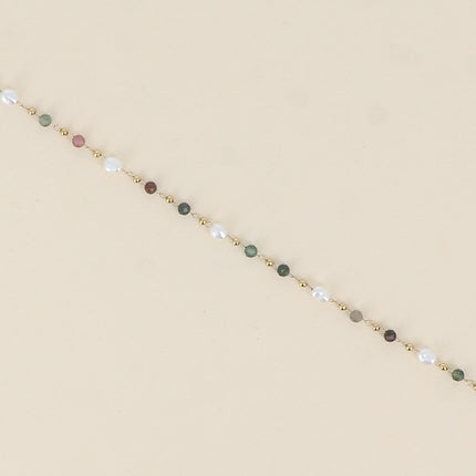 Bracelet Florinia - pierres naturelles, perles d'eau douce
