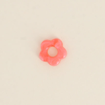 Perle de fleur en résine 20mm, 10 pièces