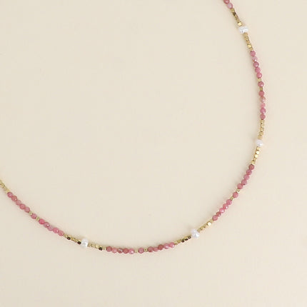 Collier Bracéline - pierres naturelles