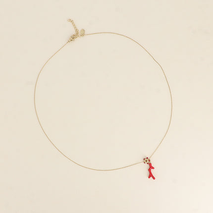 Collier - anneau de pierres naturelles et pendentif