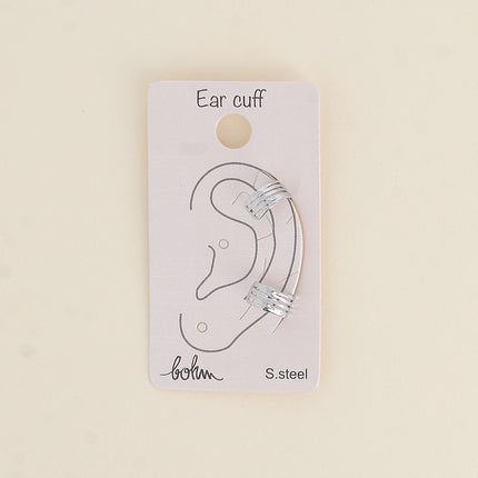 Earcuffs - points martelés et lignes ajourées