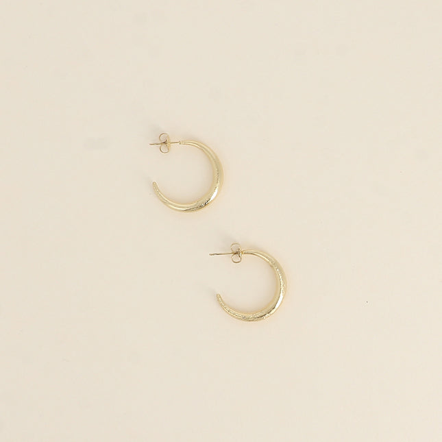 Créoles - anneau brossé 25mm