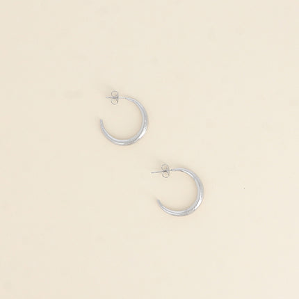Créoles - anneau brossé 25mm