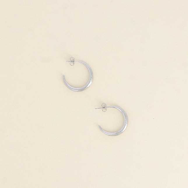 Créoles - anneau brossé 25mm