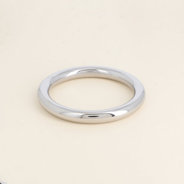 Jonc - anneau lisse fermé 6,5x6,5cm