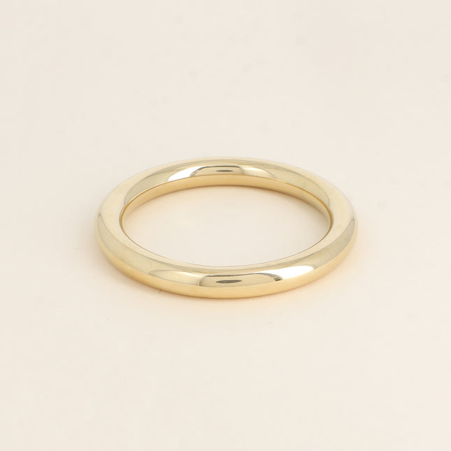 Jonc - anneau lisse fermé 6,5x6,5cm