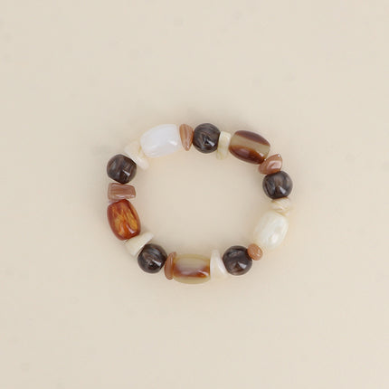Bracelet élastique Orévia - perles en résine