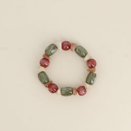 Bracelet élastique Orévia - perles en résine