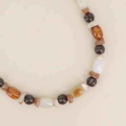 Collier Orévia - sur cordon, perles en résine