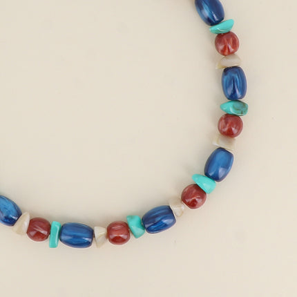 Collier Orévia - sur cordon, perles en résine