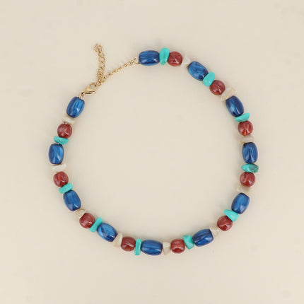 Collier Orévia - sur cordon, perles en résine