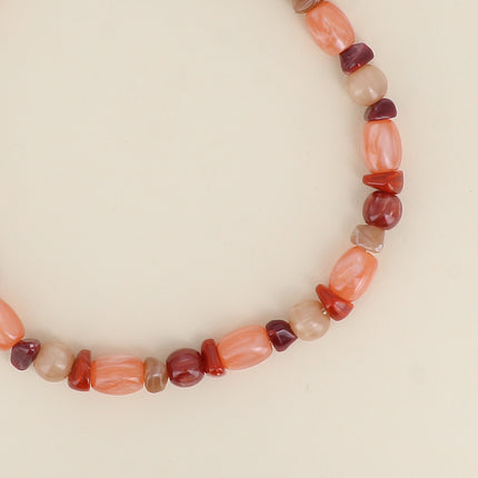 Collier Orévia - sur cordon, perles en résine