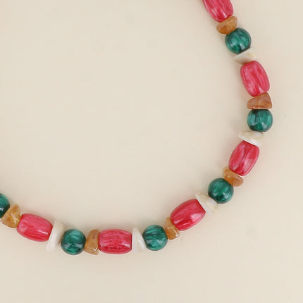 Collier Orévia - sur cordon, perles en résine