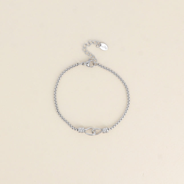 Bracelet - maille vénitienne, style menotte