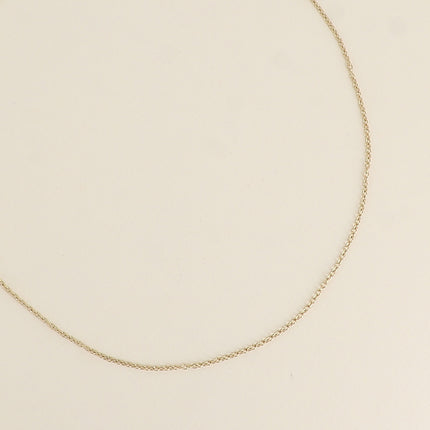 Necklace - curb chain 41+7CM