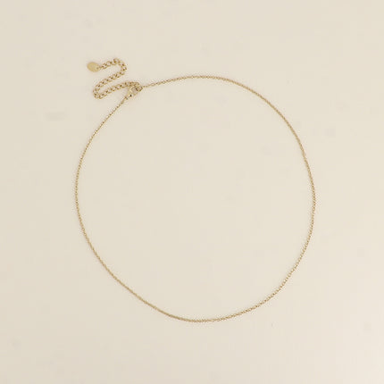 Necklace - curb chain 41+7CM