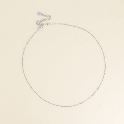 Necklace - curb chain 41+7CM