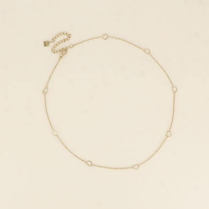 Collier - coeurs ajourés