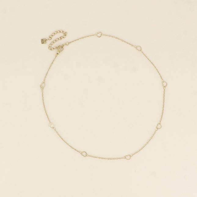 Collier - coeurs ajourés
