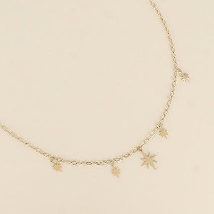 Collier - pampilles étoilées