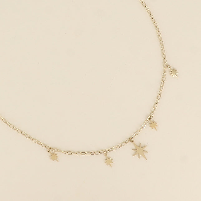 Collier - pampilles étoilées