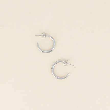 Créoles - croissant de lune 20x20mm
