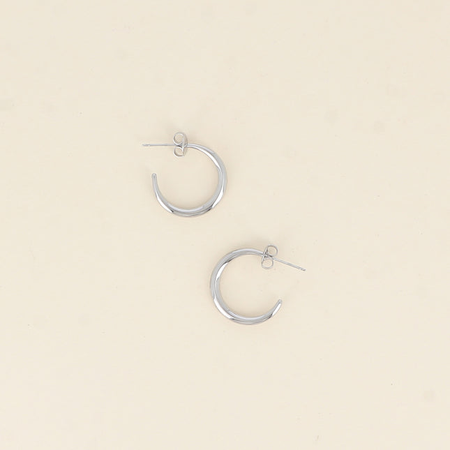 Créoles - croissant de lune 20x20mm