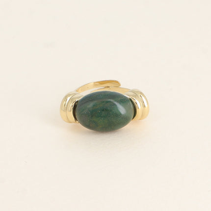 Bague Claryssia - pierre naturelle ovale