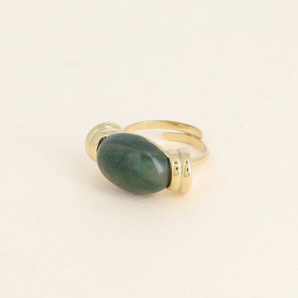 Bague Claryssia - pierre naturelle ovale