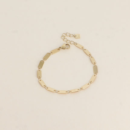 Bracelet - mailles ovales plates