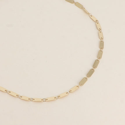 Collier - mailles ovales plates